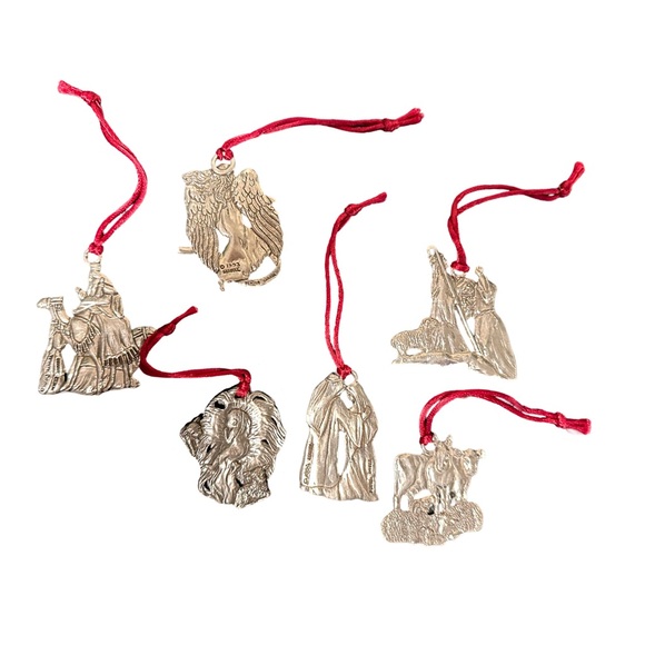 1993 VINTAGE SEAGULL PEWTER NATIVITY - Picture 1 of 1